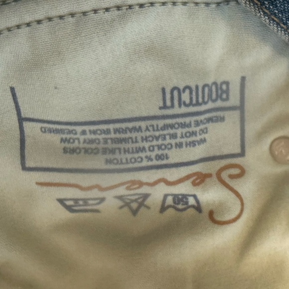 7 For All Mankind size 29 classic EUC MINT Women's Boot Cut Jeans in Faded Blue - Picture 8 of 15